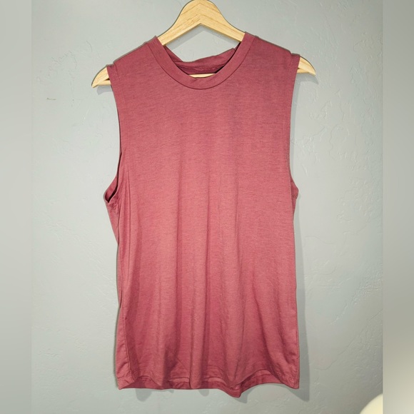 Rae Mode Sleevless Love Tank Ultra Soft Cranberry SZ Large NWT - Picture 4 of 14